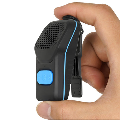 iLangtech M4 Clip-On Wireless Jobsite Water-Resistant TWS Portable Speaker, IPX67 Waterproof, Built-in ENC Mic for Hands-Free Music/Calls