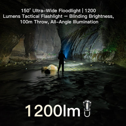 ilangtech Keyone Portable Rechargeable Bright Keychain Flashlight, Mini USB LED Keychain Work Light Flashlights 7 Light Modes, Bright Mini Flashlight for Camping, Searching, Walking and Hiking